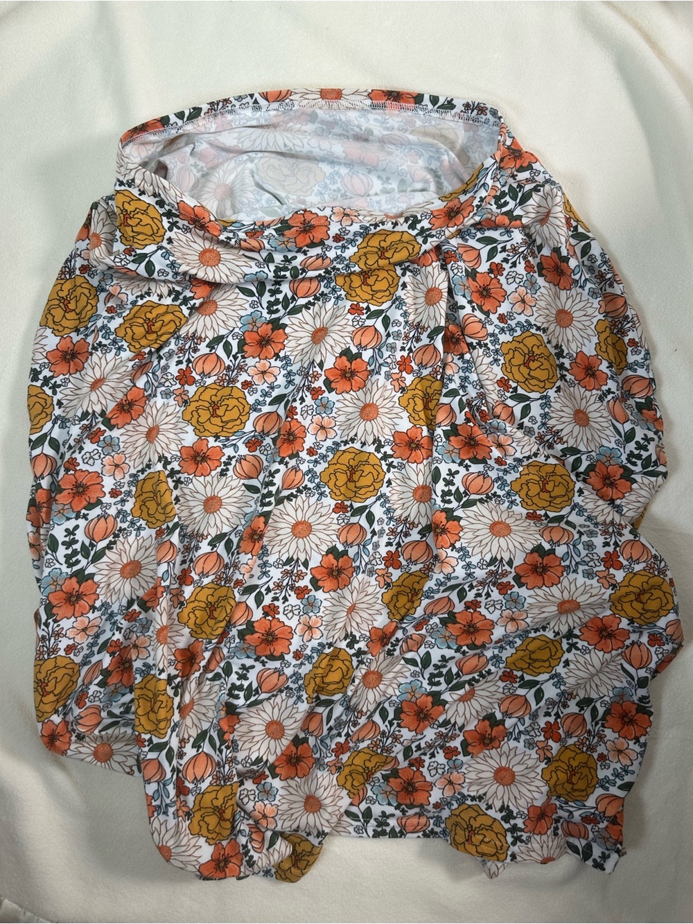 Floral Nursing/Car Seat Cover